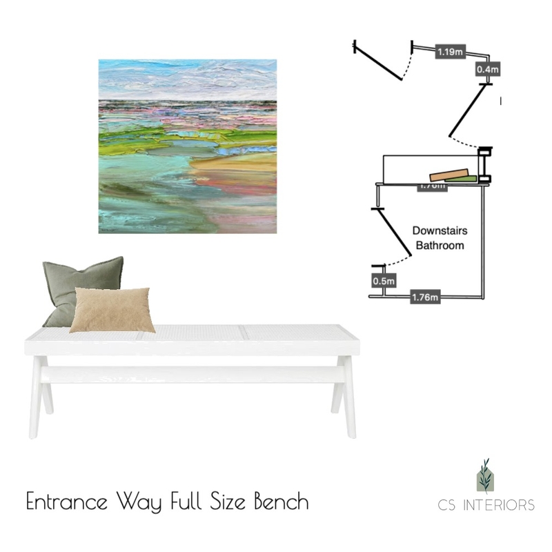 Neri Artwork- White Bench Full Size Mood Board by CSInteriors on Style Sourcebook