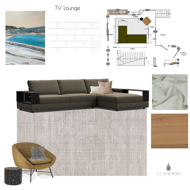 TV Lounge Mood Board by CSInteriors on Style Sourcebook