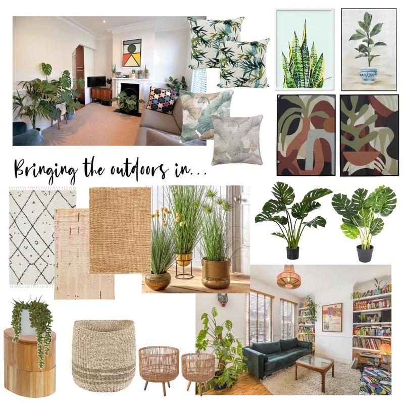 Interior trend- plants Interior Design Mood Board by Ciara Price - Style  Sourcebook