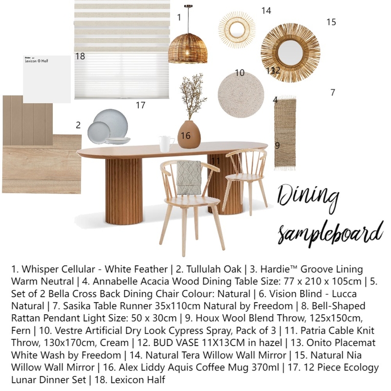 dining Mood Board by AIMEEZHANG on Style Sourcebook