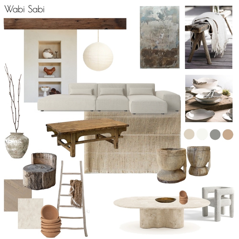 Wabi Sabi Mood Board by tenfoldsinteriors on Style Sourcebook