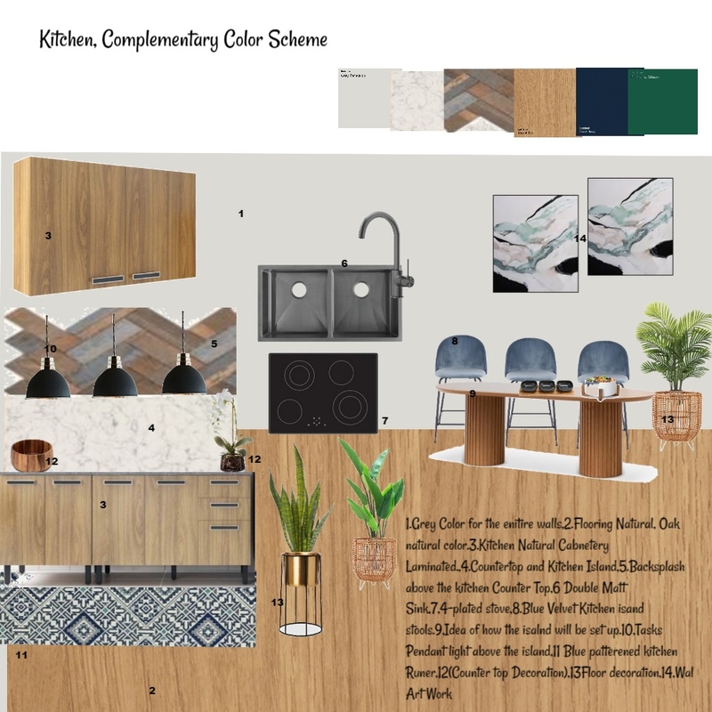 Kitchen Space Mood Board by Asma Murekatete on Style Sourcebook