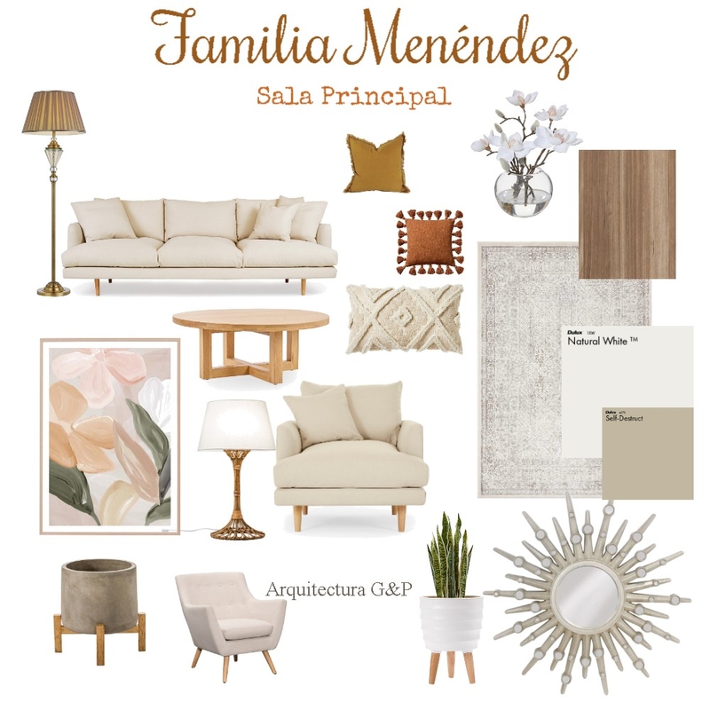 Familia Menendez Sala Familiar Mood Board by isadegonzalez on Style Sourcebook