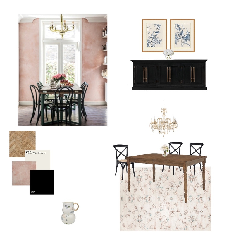 French Dining Mood Board by jensinen on Style Sourcebook
