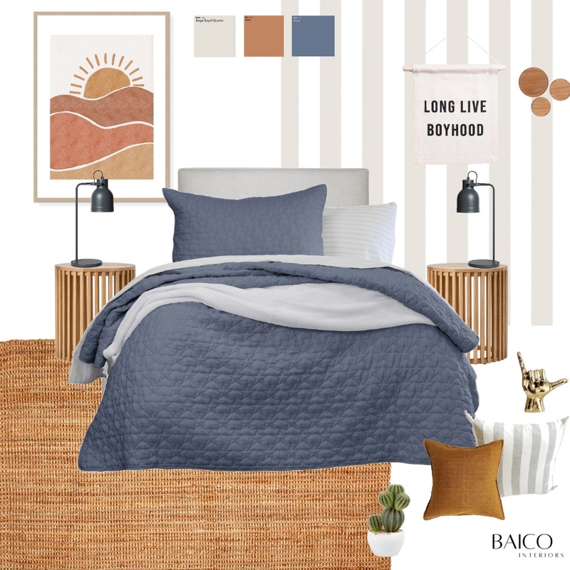 Boyhood bedroom Mood Board by Baico Interiors on Style Sourcebook