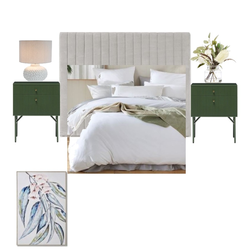 Granny Flat Bedroom - Green Mood Board by Nicky Gladman Interior Design Services on Style Sourcebook