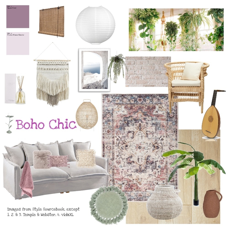 Boho Chic Mood Board by Wendy Sutton on Style Sourcebook