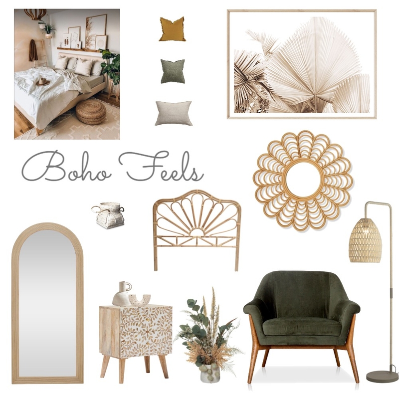 Boho Feels Mood Board by Ledonna on Style Sourcebook