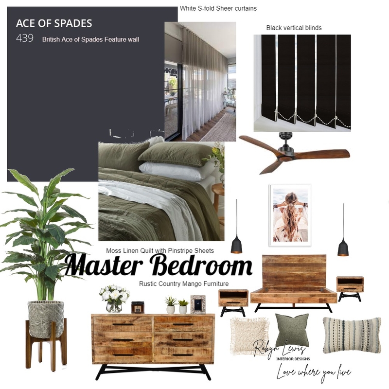 Kaylene Master Bedroom Mood Board by RobynLewisCourse on Style Sourcebook
