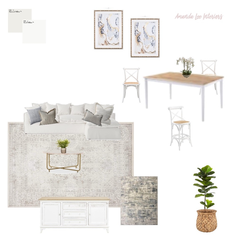 Modern Coastal Farmhouse Mood Board by Amanda Lee Interiors on Style Sourcebook