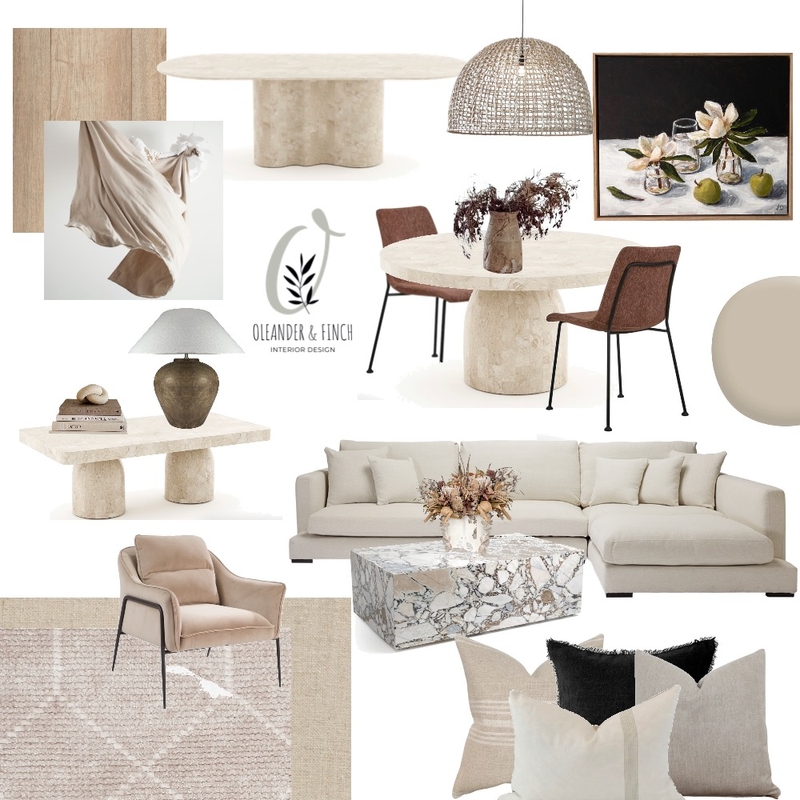 JL,CF,KL COMP Mood Board by Oleander & Finch Interiors on Style Sourcebook