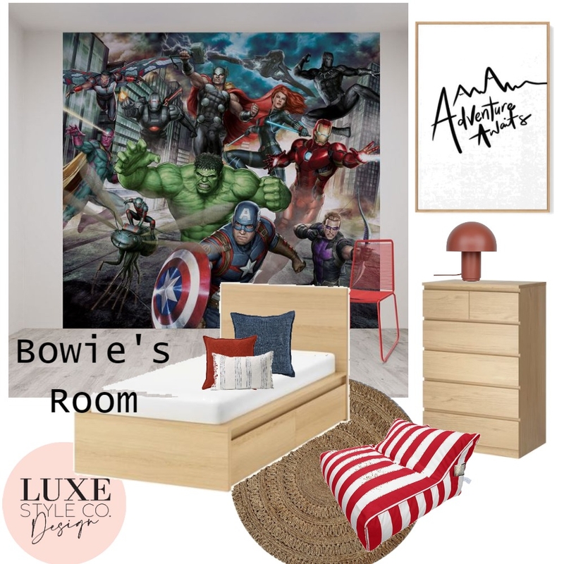 Bowies Room Mood Board by Luxe Style Co. on Style Sourcebook