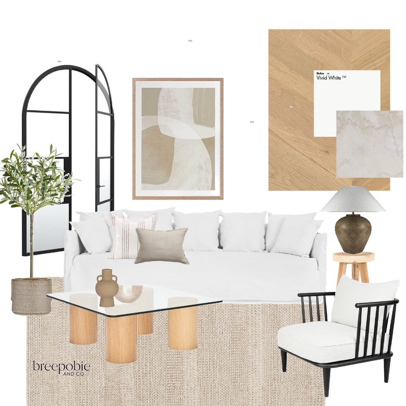 Natural Contemporary Mood Board by Bree Pobie and Co on Style Sourcebook