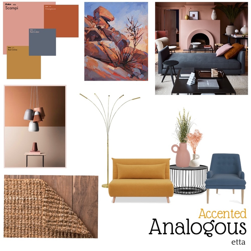 Accented Analogous 1 Mood Board by etta on Style Sourcebook