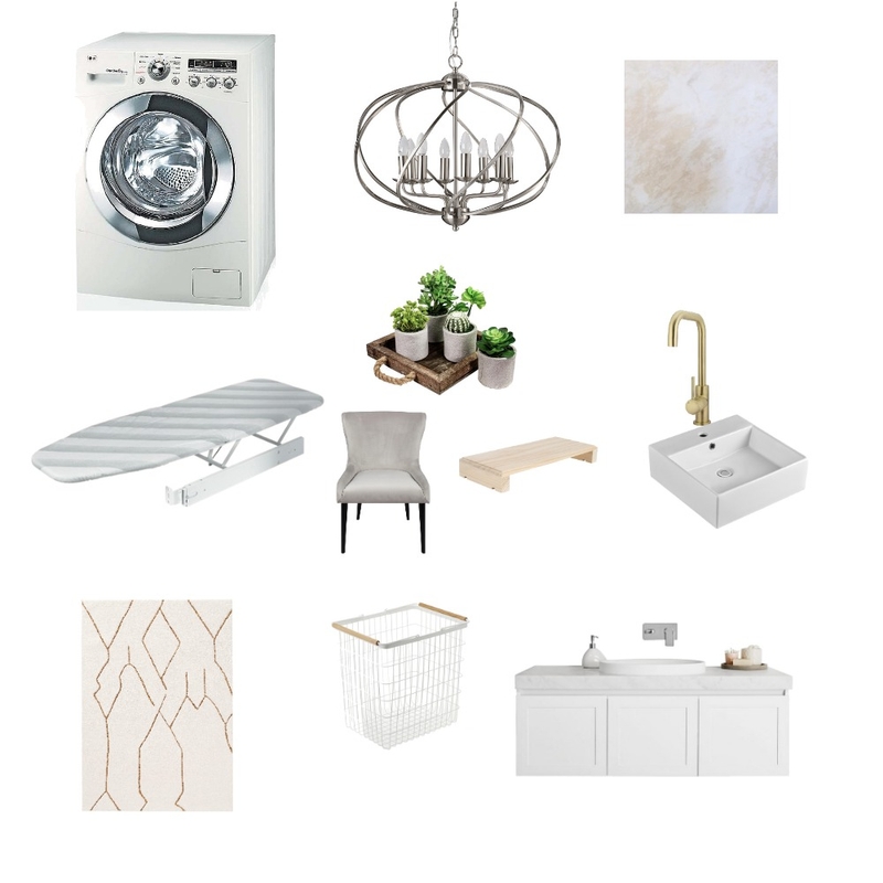 Glam Laundry Room Mood Board by Paige P on Style Sourcebook