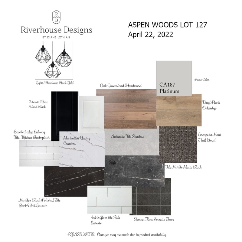 Lot 127 Interior Visual Board Mood Board by Riverhouse Designs on Style Sourcebook