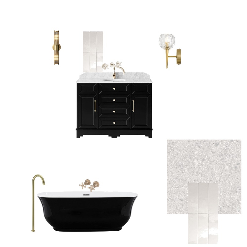 Main Bathroom Mood Board by Jennifer Meilak on Style Sourcebook