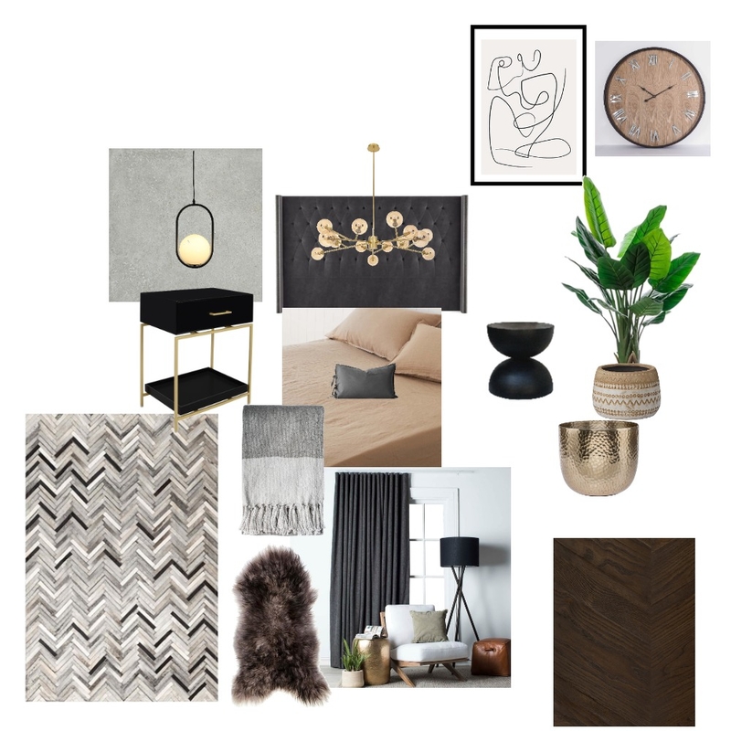 dark relaxing bedroom Mood Board by KatieFed on Style Sourcebook