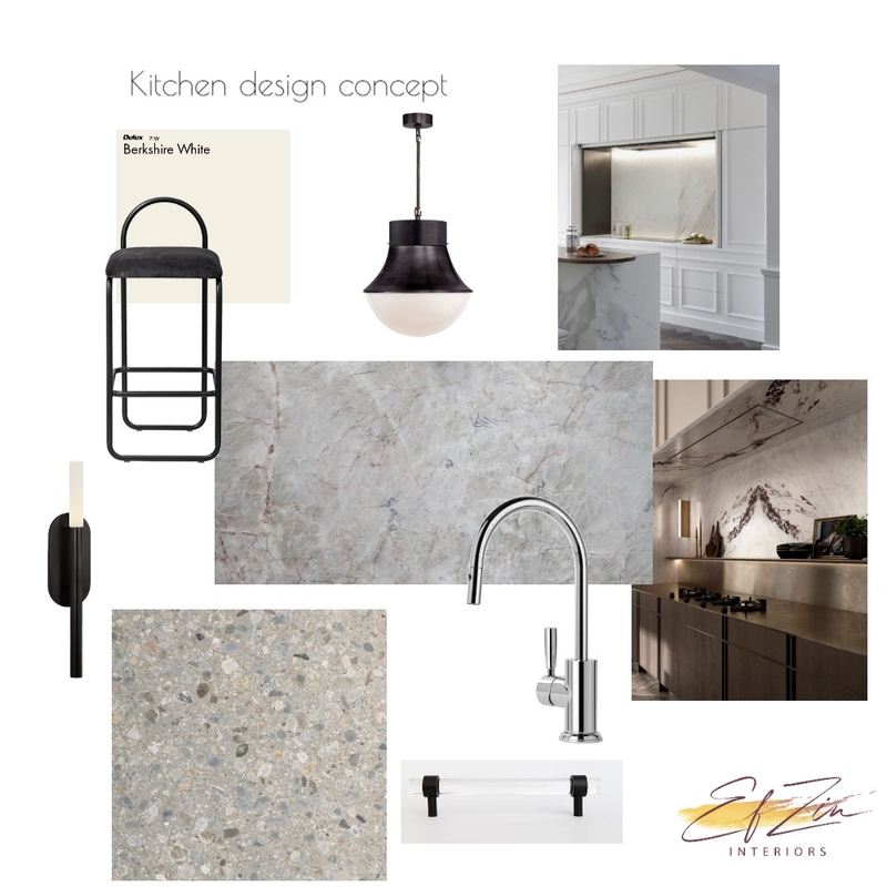 Kensie 350 Kitchen concept Mood Board by EF ZIN Interiors on Style Sourcebook