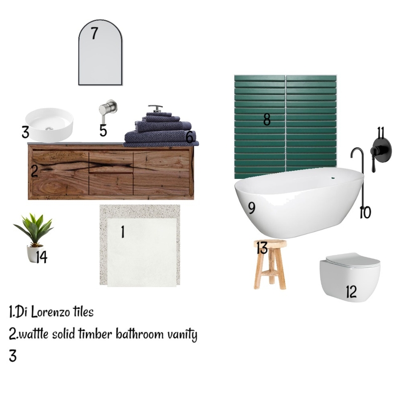 bathroom Mood Board by naomileepile on Style Sourcebook