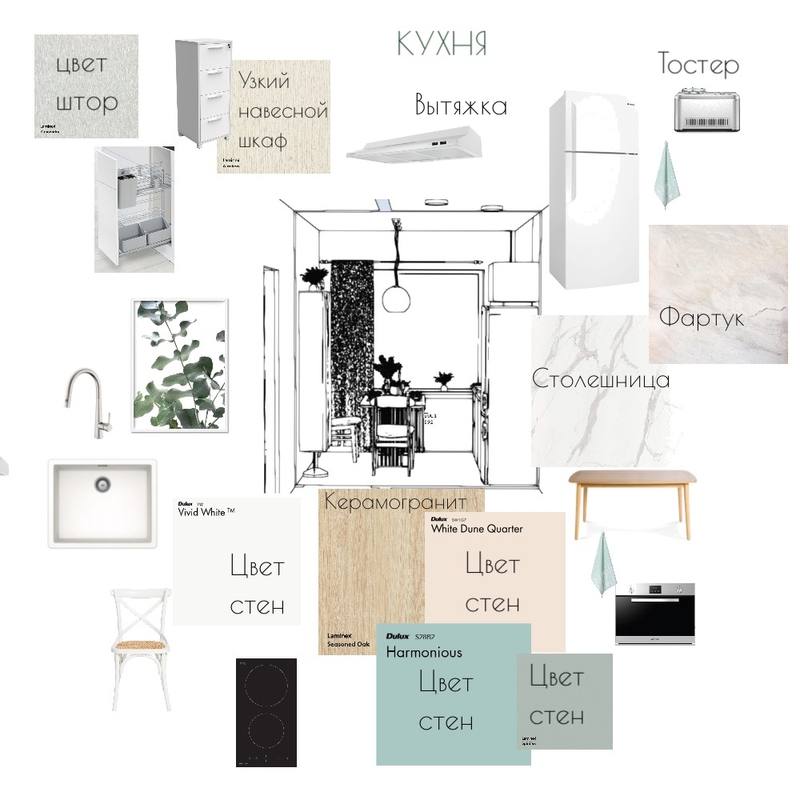 Кухня Mood Board by Anna2022 on Style Sourcebook