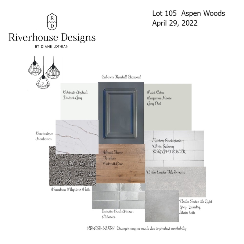 lot 105 visual board Mood Board by Riverhouse Designs on Style Sourcebook