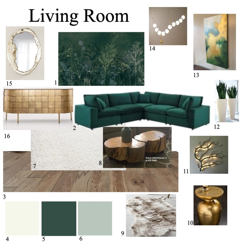 living room module 9 .3 Mood Board by Ilja Abbattista on Style Sourcebook
