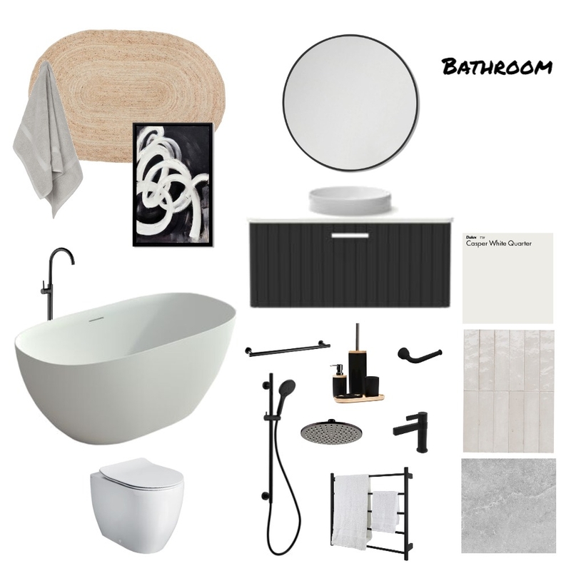 Bathroom Sample Board Mood Board by Ish on Style Sourcebook