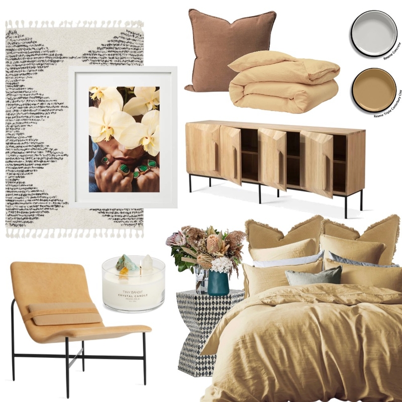 Pantone buttercream Mood Board by Oleander & Finch Interiors on Style Sourcebook