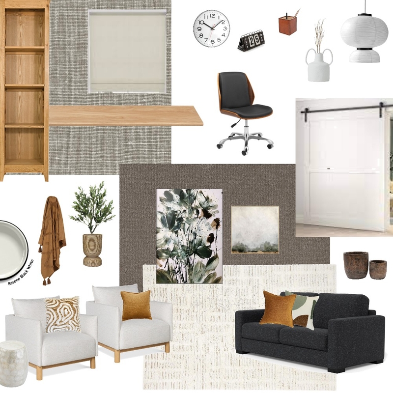 Study/Guest Room Mood Board by alicebadger on Style Sourcebook