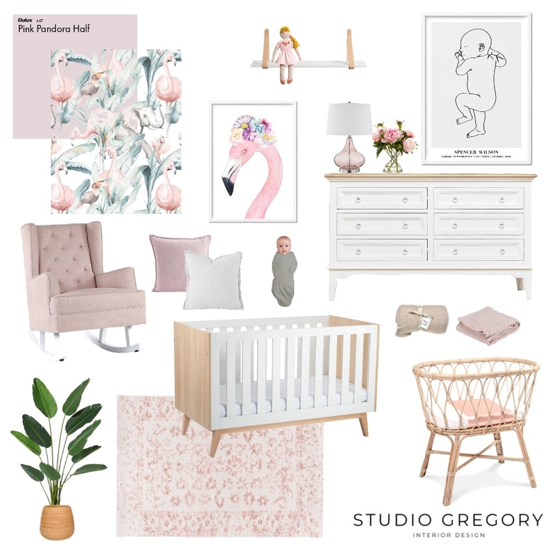 Baby Girls Room - Studio Gregory Mood Board by Studio Gregory on Style Sourcebook
