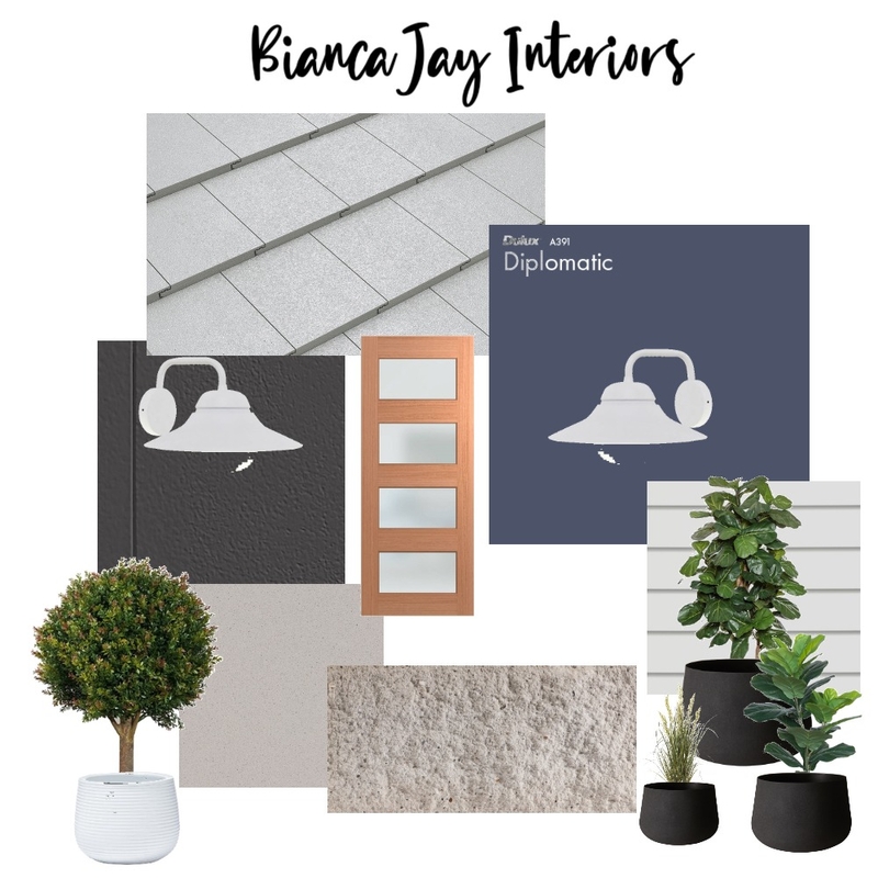 Modern Canberra External Mood Board by Bianca Jay Interiors on Style Sourcebook