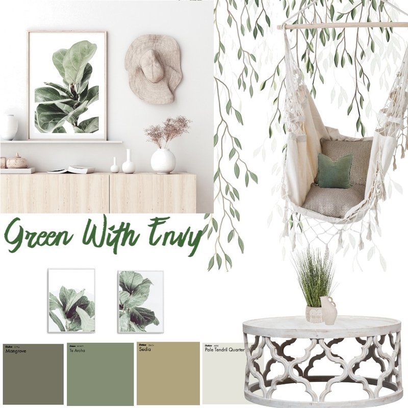 Green with Envy Mood Board by Fresh Start Styling & Designs on Style Sourcebook