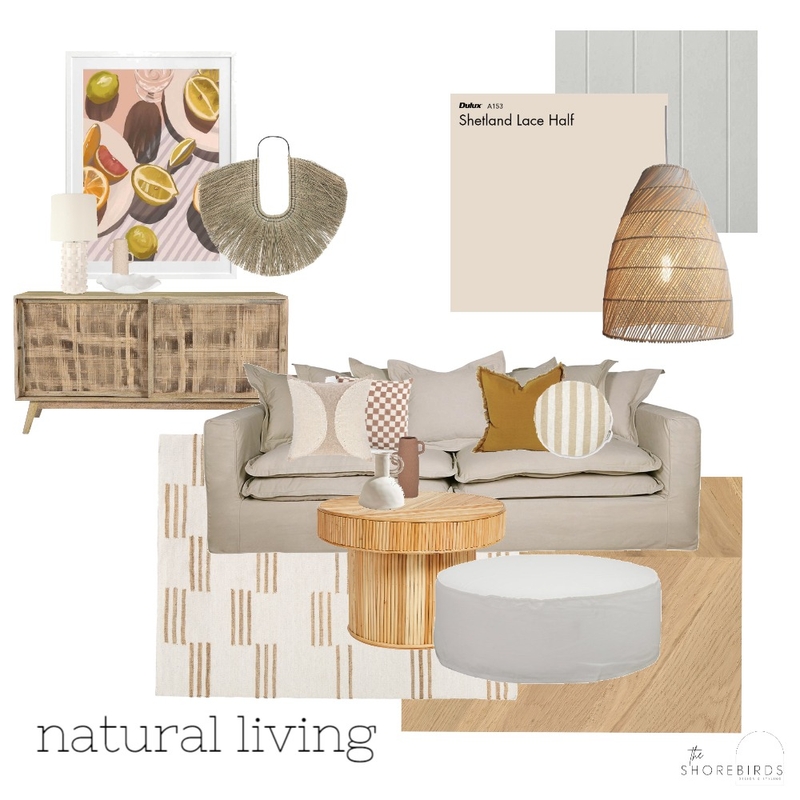 Natural Living Mood Board by The Shorebirds Design & Styling on Style Sourcebook