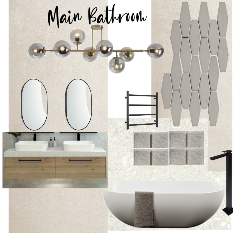 Main Bathroom Mood Board by Nadine Meijer on Style Sourcebook