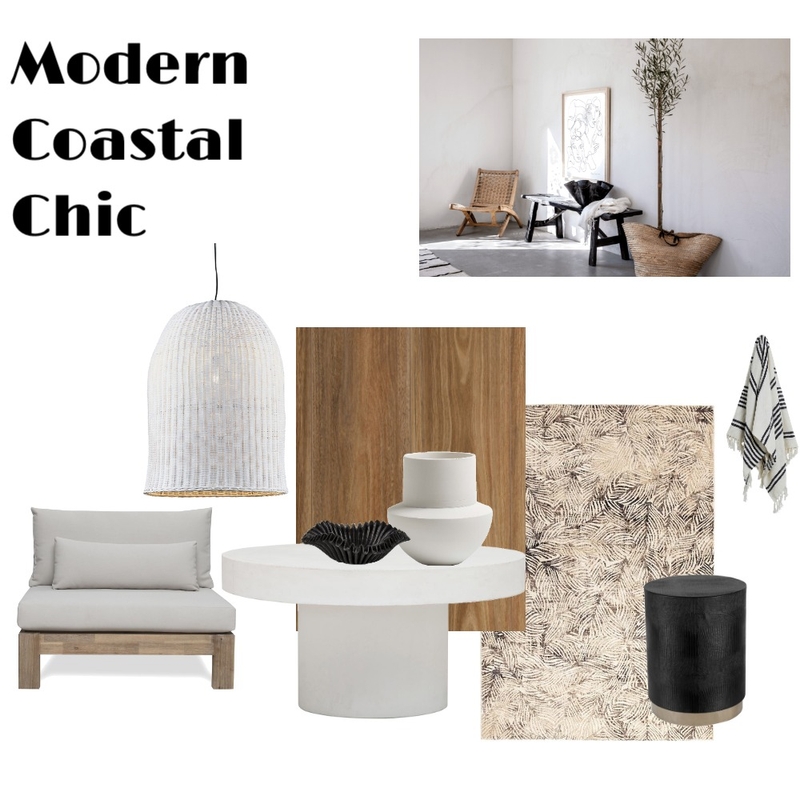 Modern Coastal Chic living room Mood Board by Playa Interiors on Style Sourcebook