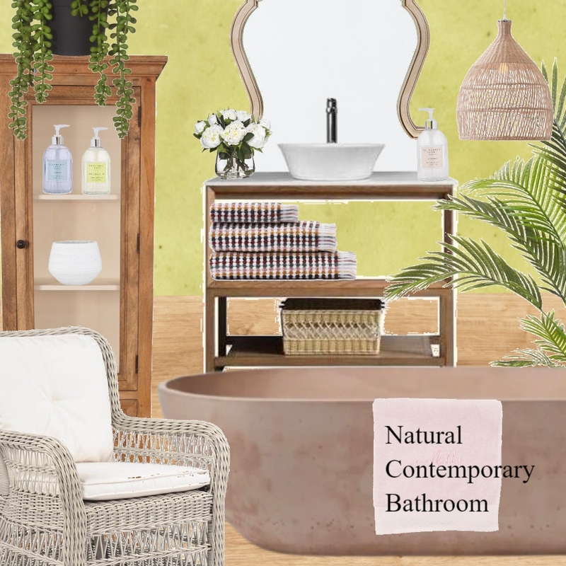 NATURAL CONTEMPORARY BATHROOM 2 Mood Board by L-A on Style Sourcebook