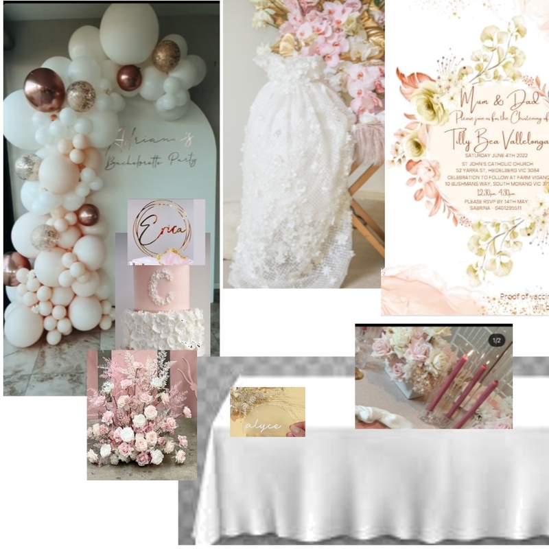 Tilly Christening Mood Board by Sabrina Jane on Style Sourcebook