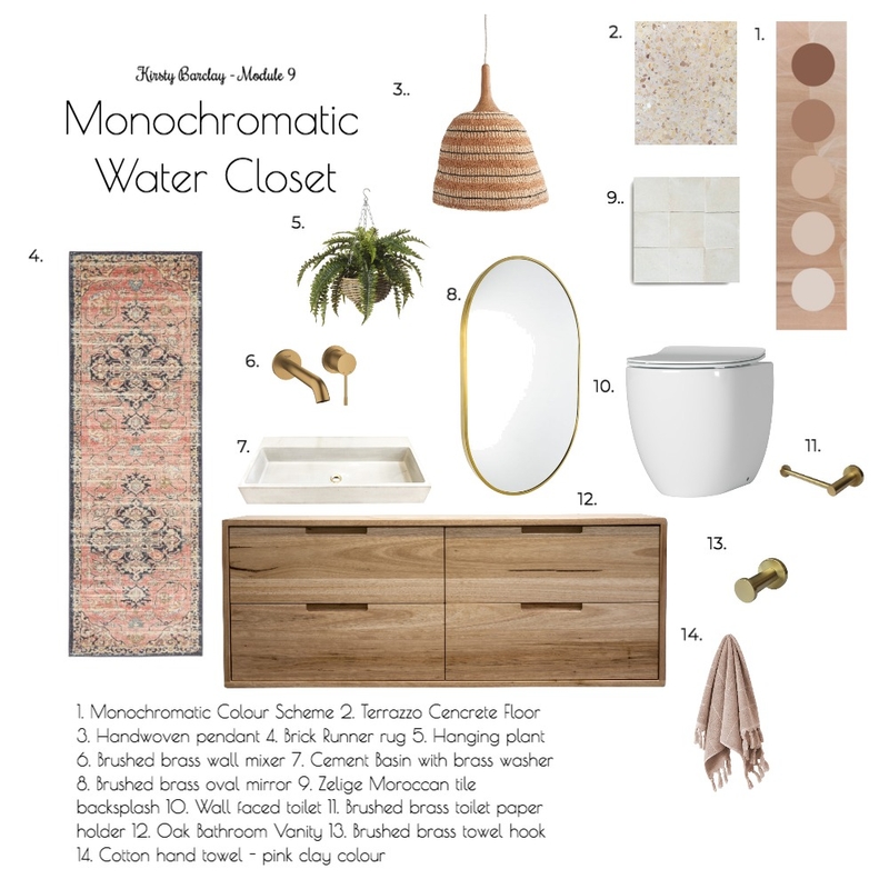 Module 9 Water Closet Mood Board by KirstyBarclay86 on Style Sourcebook