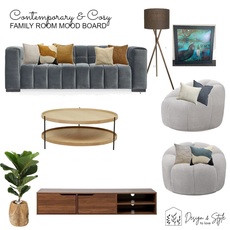 Braithwaite Family Room V6 Mood Board by Design & Style to Love on Style Sourcebook
