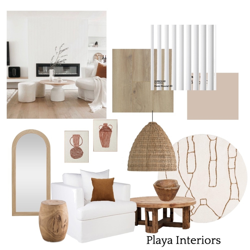 Australian Coastal Chic lounge Mood Board by Playa Interiors on Style Sourcebook