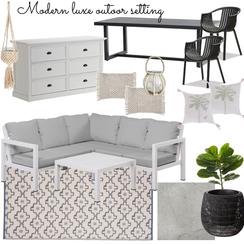 Carly’s outdoor setting Mood Board by House of savvy style on Style Sourcebook