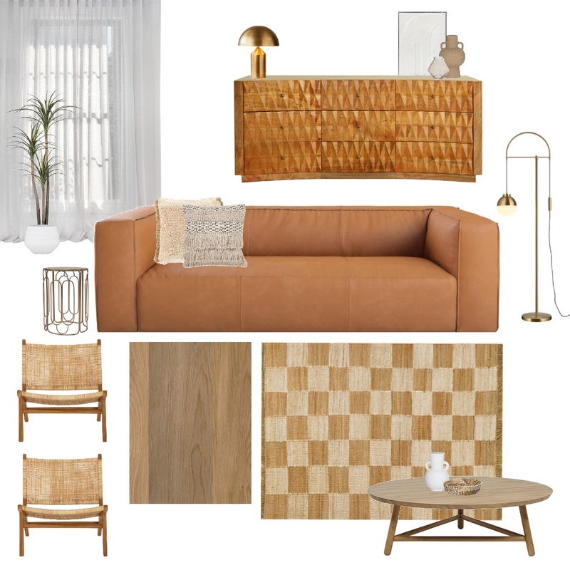 Natural Contemporary Mood Board by Nella on Style Sourcebook