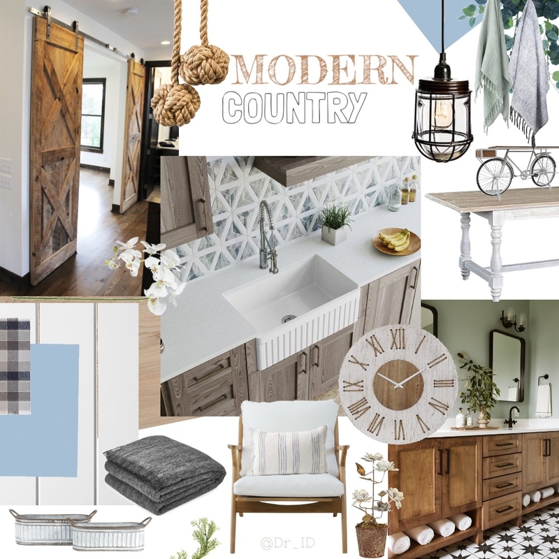 Modern Country Mood Board by Dr.id on Style Sourcebook