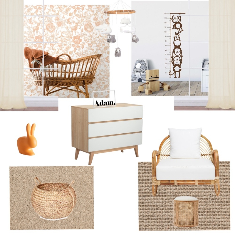 Natural Contemporary Nursery 12 Mood Board by BEACHMOOD on Style Sourcebook