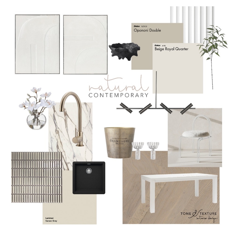 Natural Contemporary Kitchen Dining Mood Board by Tone & Texture Interior Design on Style Sourcebook