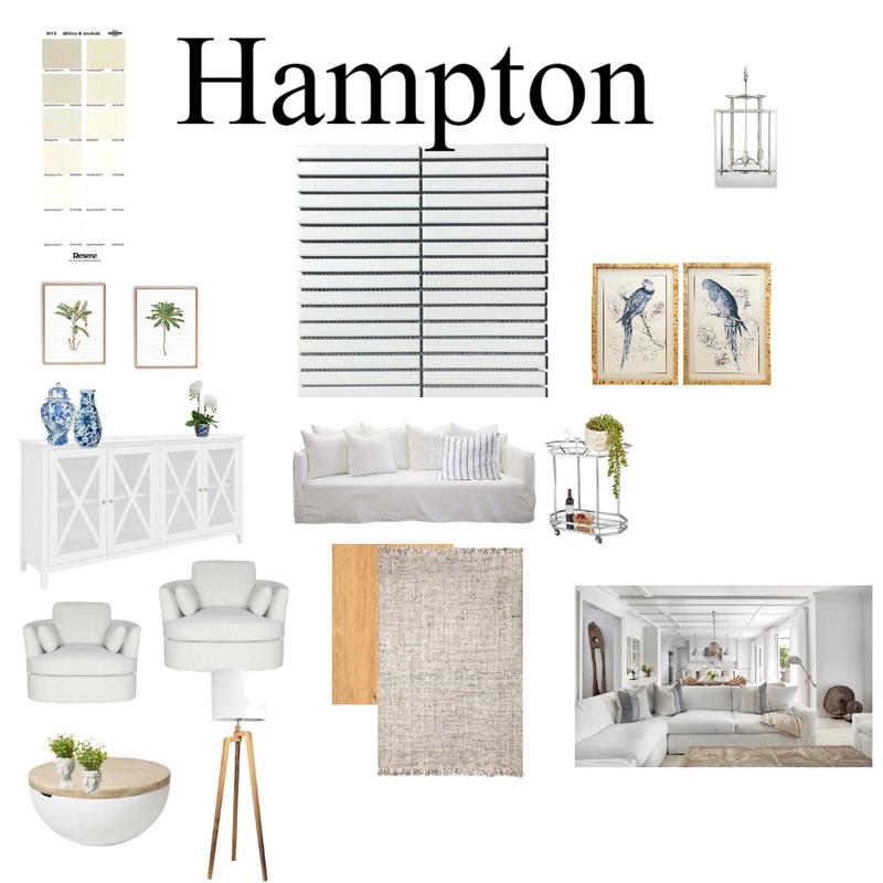 Hampton living style final Mood Board by Annadavis on Style Sourcebook