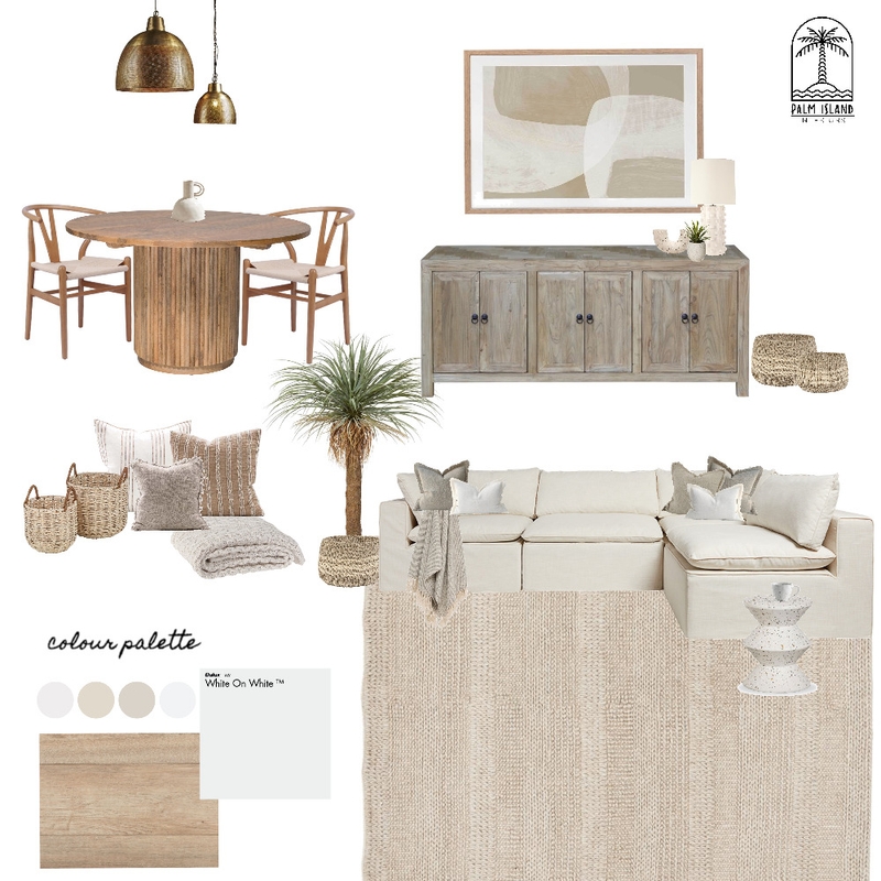 Natural Contemporary Comp Mood Board by Palm Island Interiors on Style Sourcebook