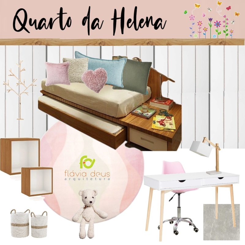 Quarto Helena Mood Board by arqjulianabarros on Style Sourcebook