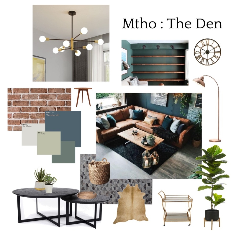 Mtho Den Mood Board by Zambe on Style Sourcebook